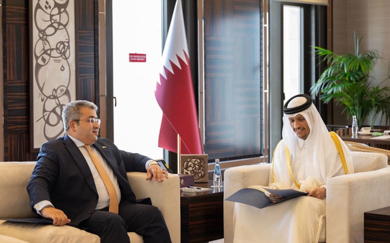 HH the Amir Receives Written Message from Egypt’s President