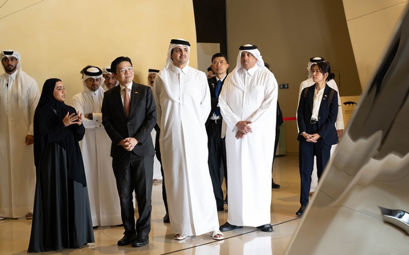 Singapore Prime Minister Lawrence Wong Visits National Museum of Qatar