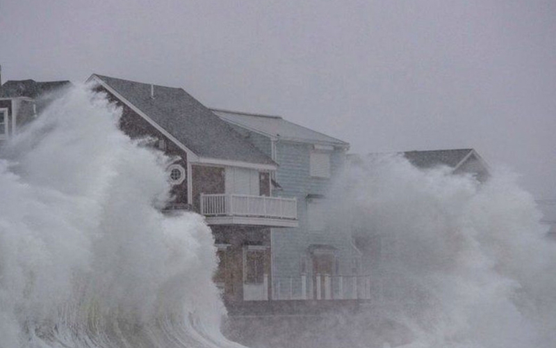 Nor’easter Storm Threatens US East Coast with Strong Winds and Coastal Flooding