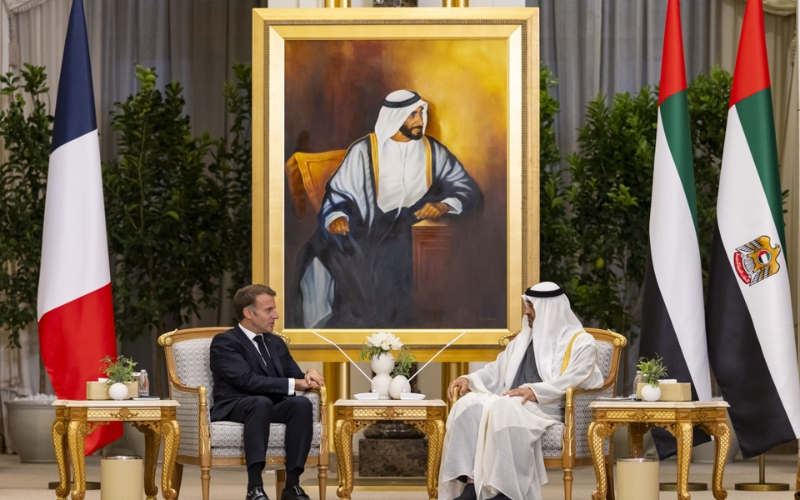 UAE President, Macron Discuss Regional Security and Global Energy Supplies