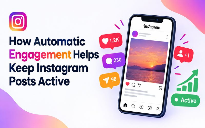 How Automatic Engagement Helps Keep Instagram Posts Active