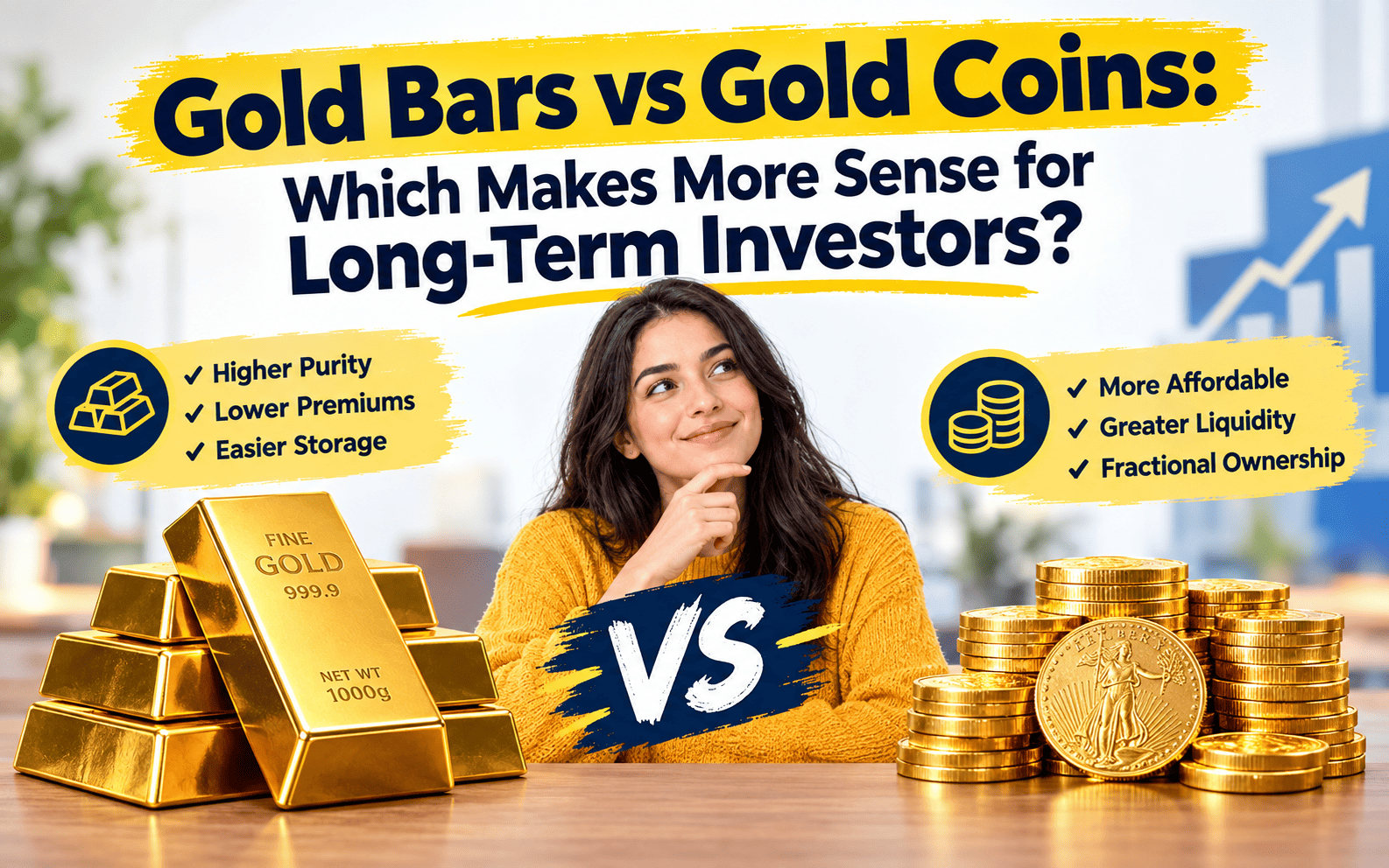 Gold Bars vs Gold Coins: Which Makes More Sense for Long-Term Investors?