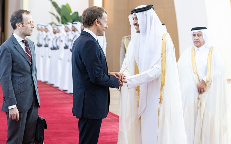 French President Emmanuel Macron Concludes State Visit to Qatar