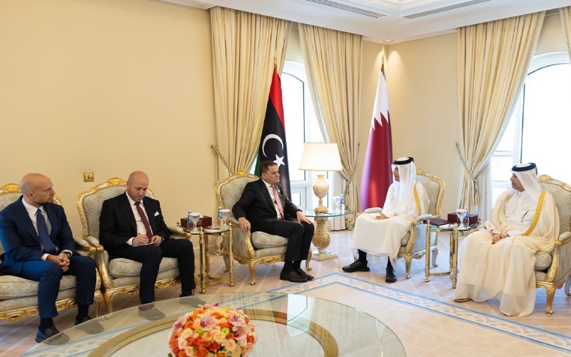 Qatar’s Prime Minister Holds Talks with Libyan Counterpart in Doha