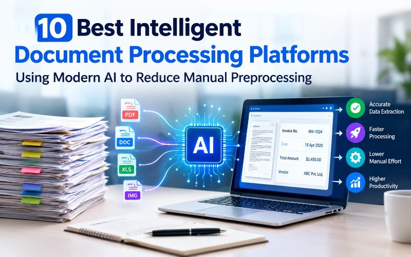 10 Best Intelligent Document Processing Platforms Using Modern AI to Reduce Manual Preprocessing