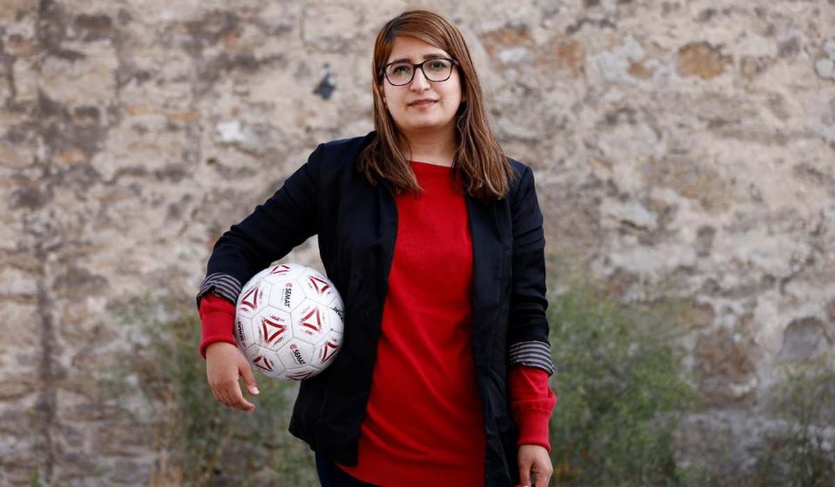No future for women like me, says exiled Afghan soccer player