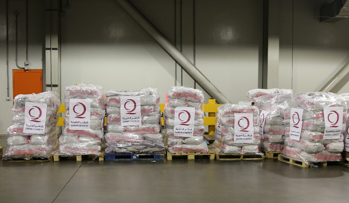 Qatari Plane Carrying Humanitarian Aid Arrives at Kabul International Airport