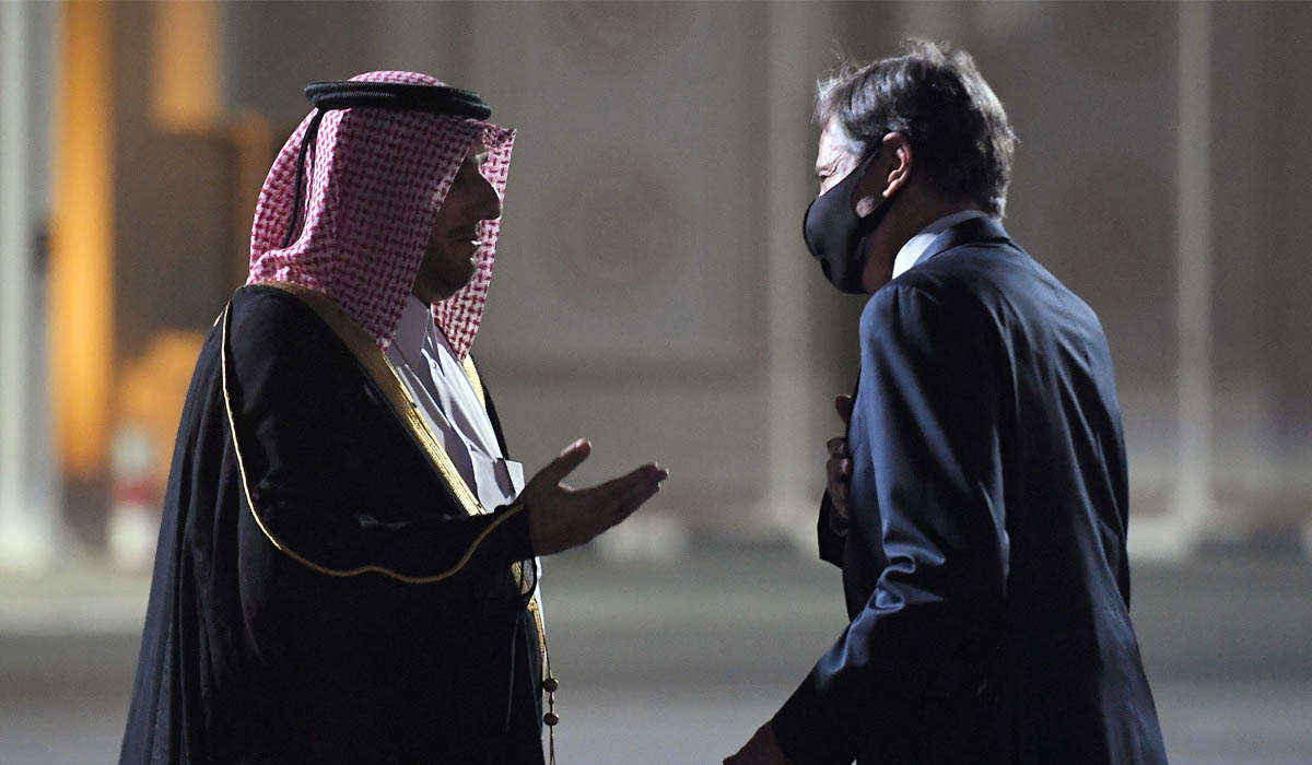 Qatar's Emir discusses Afghanistan with U.S. secretaries of state and defense