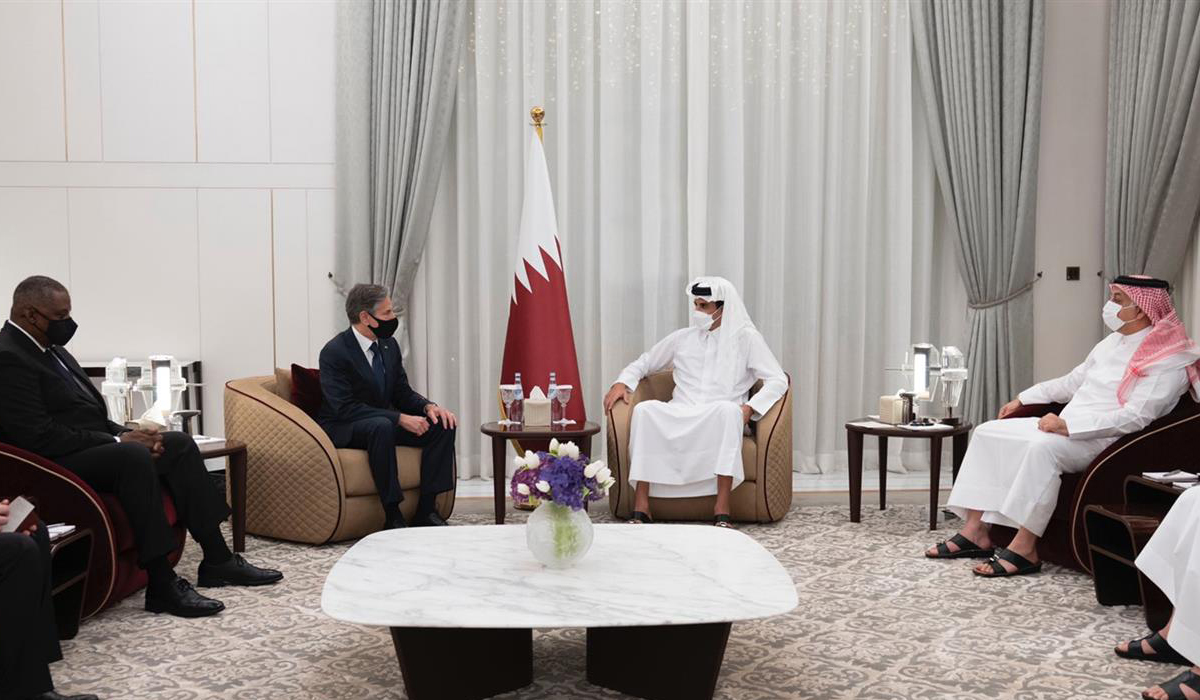 US thanks Amir for Qatar’s role in Afghan peace process and evacuations