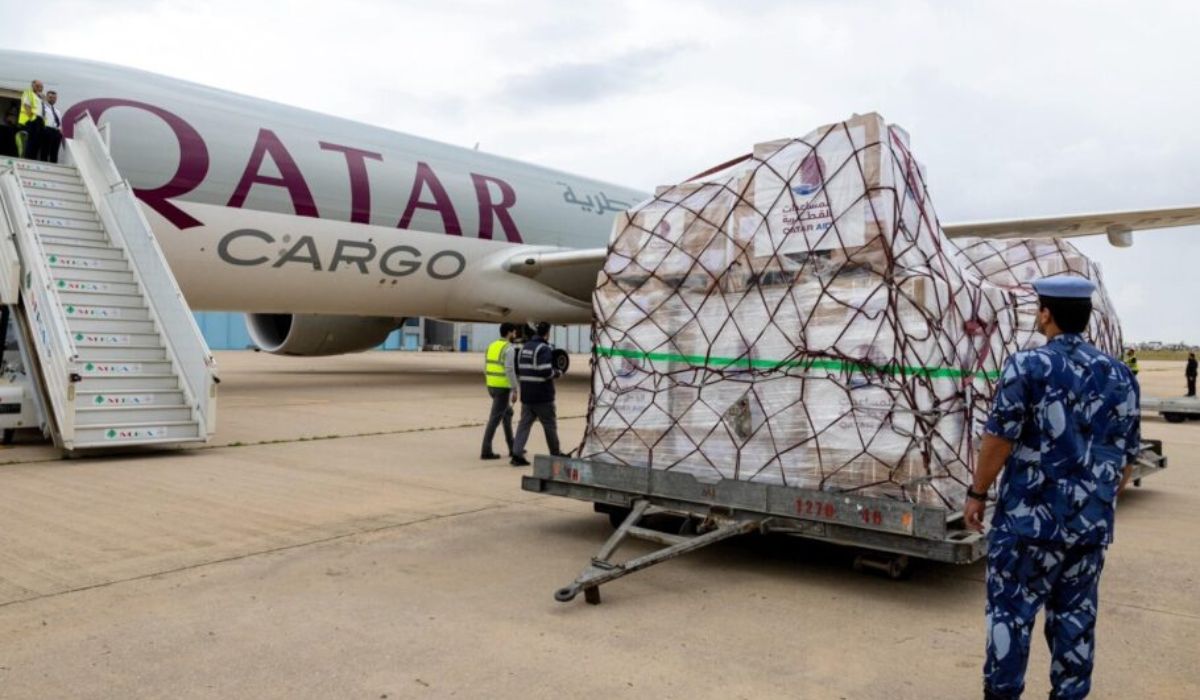 Qatar sends over 100 tons of humanitarian aid to Lebanon