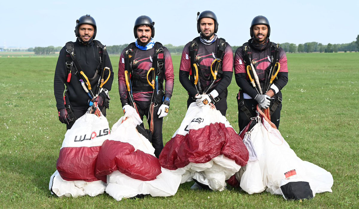 Qatar Takes Gold in World Parachuting Championships Quadruple Event
