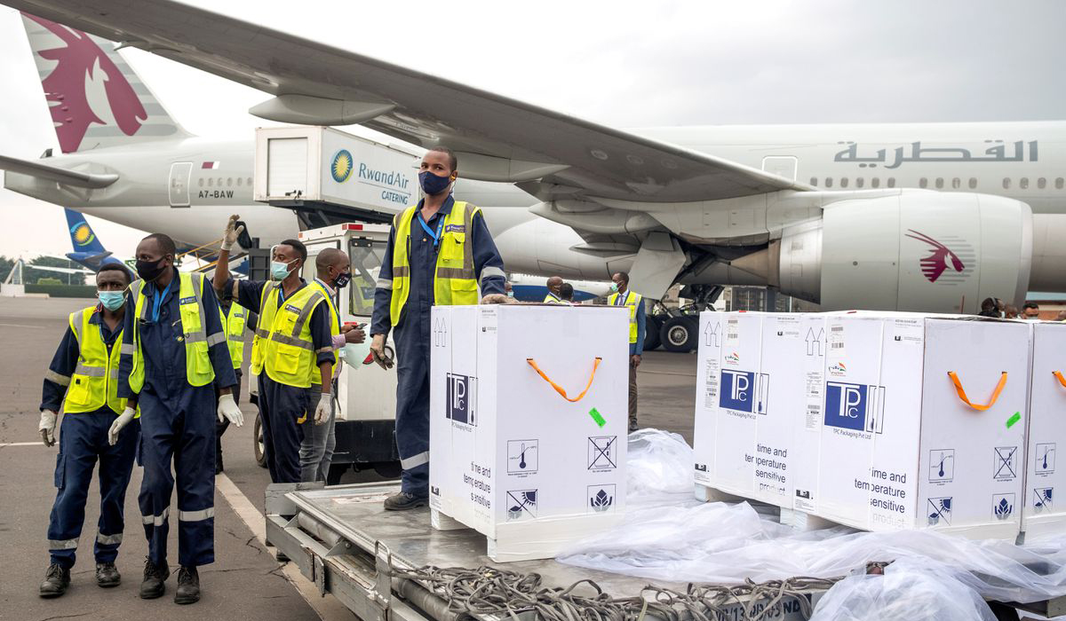 U.S. ships nearly 500k COVID vaccine doses to Rwanda