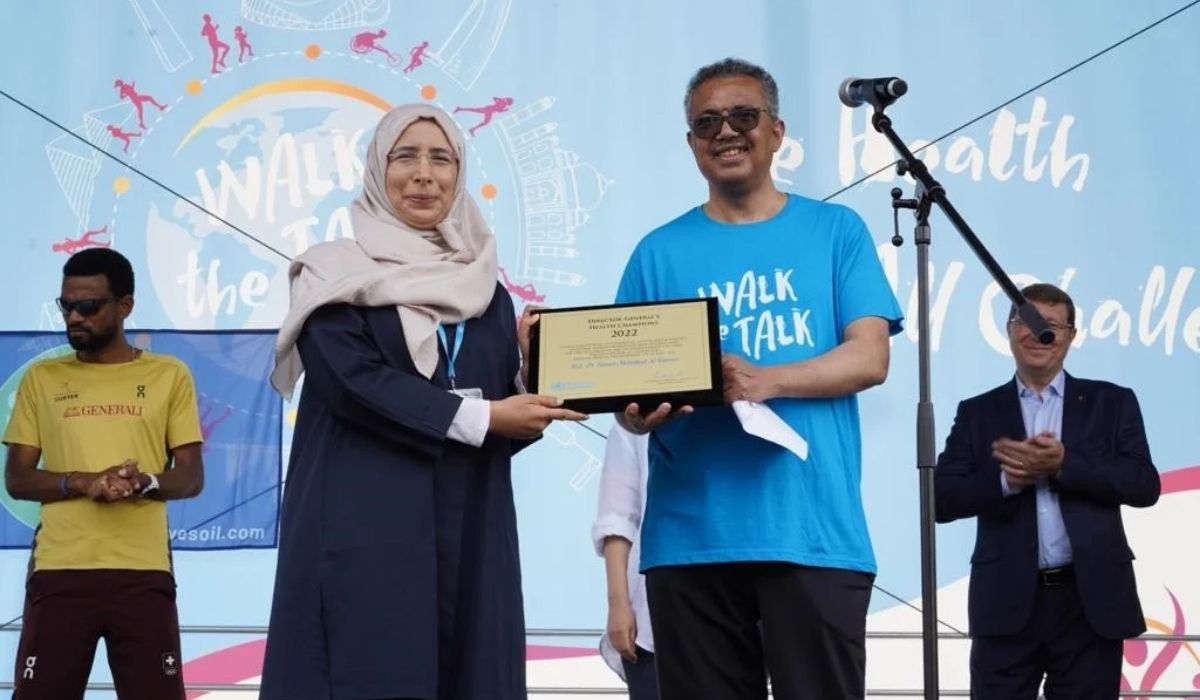 H.E Dr. Hanan Al Kuwari Gets a Special ‘Director-General’s Health Champions 2022’ Award