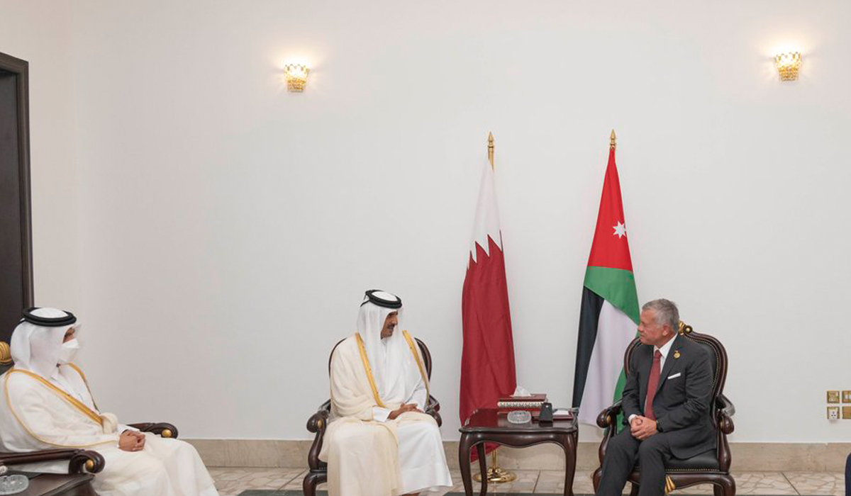 Amir meets with King of Jordan