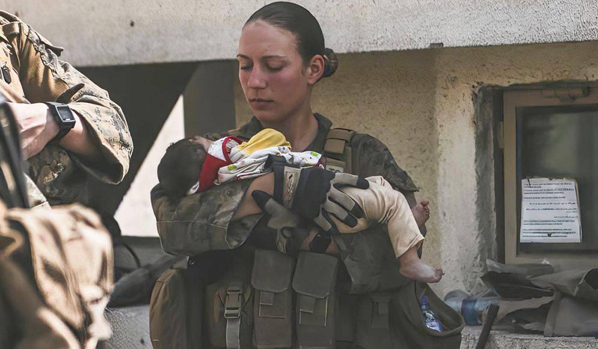 Slain Marine who cradled baby at Kabul airport loved her job
